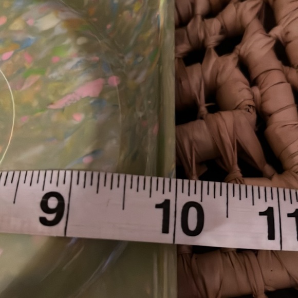 2 Vintage Prolon Ware Melamine School Cafeteria Lunch Trays Green Confetti - Picture 6 of 6